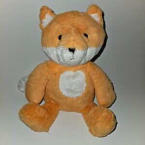 Cloud Island Fox Plush Lovey 12" Stuffed Animal Toy Orange White
